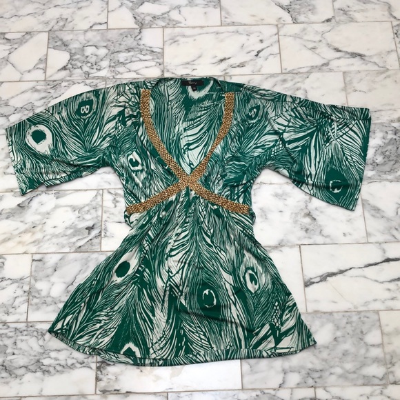 Sky kimono wrap top - Picture 2 of 3